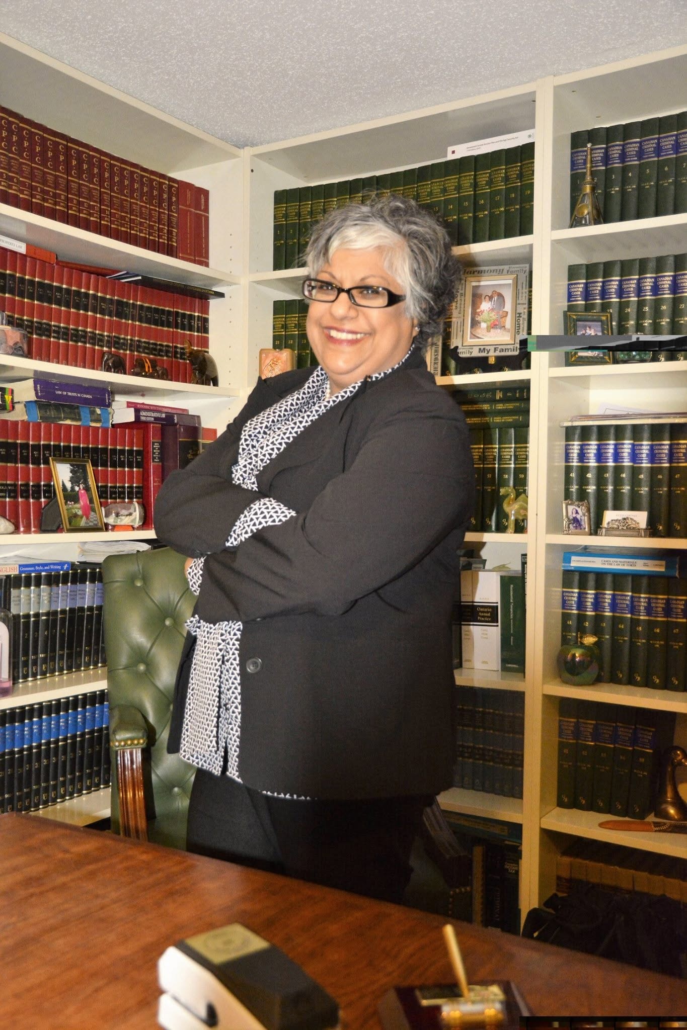 Asfrah Syed-Emond in her law office